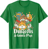 Not Your Everyday Merch Dungeons and Guinea Pigs Parody T-Shirt - Kelly Green