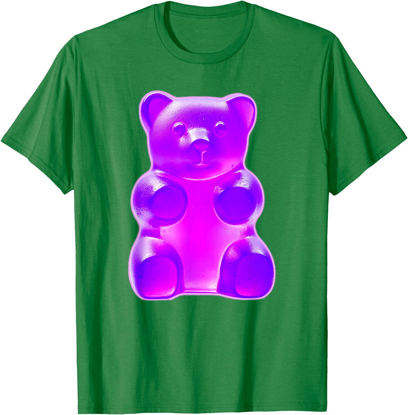Urban Empyre Purple Gummy Bear T-Shirt - Kelly Green