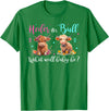 Heifer or Bull Gender Reveal Decorations & Gifts Highland Cow Print Heifer Or Bull Gender Reveal Baby Shower T-Shirt - Kelly