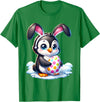 Easter Penguin Lover Egg Eggs Bunny Rabbit Bunnies Funny T-Shirt in Kelly Green