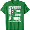 Vintage Fairy Tale Shirts The 3 Bears Vintage Goldilocks Retro Fairy Tale T-Shirt - Kelly Green