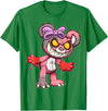 Teddybär Bad and Cute Teddy Bear T-Shirt - Kelly Green