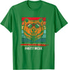 Winter, Spring, Summer & Fall Apparel Spring Hibernation Season Over Funny Retro Party Mode Bear T-Shirt - Kelly Green
