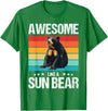 Sun Bears Sun Bear Lovers Shop Awesome like a Sun Bear. Sun Bears Sun Bear T-Shirt - Kelly Green