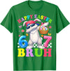 Six Seven Happy Easter 67 Dabbing Rabbit Meme Bunny Kids Boy T-Shirt in Kelly Green