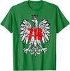 Polish Pride Buffalo Dyngus Day Shirt Polish Falcon Eagle 716 Buffalo NY New York T-Shirt - Kelly Green