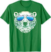 Sunglasses Zoo Mega Cool Polar Bear T-Shirt - Kelly Green