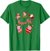 Peppa Pig Christmas Gingerbread Cookies T-Shirt - Kelly Green