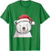 Merry Christmas Gifts For The Whole Family Christmas Holiday Season Xmas Polar Bear T-Shirt - Kelly Green