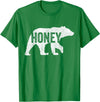 Matching Family Bear by Foxio Honey Bear Matching Family Camping Bear Funny Honey T-Shirt - Kelly Green