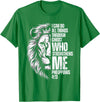Philippians 4:13 Christian Jesus Lion Father Dad Christian Verse Lion Philippians 4:13 I Can Do All Things T-Shirt - Kelly Green