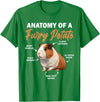 Guinea Pig Lovers Guinea Pig Tees Guinea Pig Shirt Anatomy Of A Furry Potato Guinea Pig Funny T-Shirt - Kelly Green