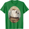 Polar bear Sailor Oil paint Inspired Cool Captain Polar Bear T-Shirt - Kelly Green