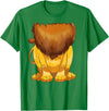 Lion Lazy Halloween costumes Lion Body Halloween Costume T-Shirt - Kelly Green