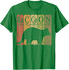 Raccoon Periodic Chemistry Elements Retro Racoon Raccoon Periodic Table Elements Racoon Nerd Vintage T-Shirt - Kelly Green