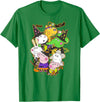 Peppa Pig Halloween Happy Costumes Group Shot T-Shirt - Kelly Green