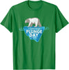 Take The Plunge Designs Polar Bear Plunge Event - Retro I Survived Plunge Day 2025 T-Shirt - Kelly Green