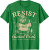 Bear Penguin Flippers Up Tees Bears Penguins Resist Social Club Only You Can Prevent T-Shirt - Kelly Green