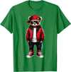Funny Hip Hop Music lover Hip Hop Teddy Bear Rap Music T-Shirt - Kelly Green