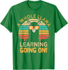 Students & Teachers Designs. A Whole Llama Learning Going on! Students and Teachers T-Shirt - Kelly Green