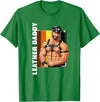 Vintage Gay Bear Pride & Dom Queer Top Retro Gay Daddy Leather Gay Biker - Bear Bearded Gay Pride T-Shirt - Kelly Green