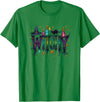 Whimsical Witchy Halloween Witchy Vibes T-Shirt - Kelly Green