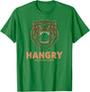 RTG Colorado Ski Snow Fun Tees and Designs Hangry Bear Breckenridge Colorado Mountains Hungry Funny T-Shirt - Kelly Green