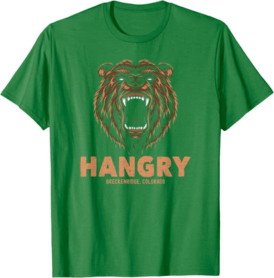 Hangry Bear Breckenridge Colorado Mountains Hungry Funny T-Shirt