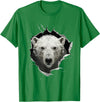Funny Polar Bear Design Polar Bear T-Shirt - Kelly Green