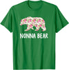 Grandparents Tees By Luna Nonna Bear Floral T-Shirt T-Shirt - Kelly Green