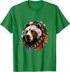 The Mountain Native Bear Spirit T-Shirt - Kelly Green