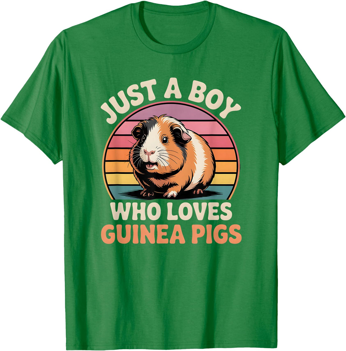 Guinea Pig Shirts & Gifts for Boys Boys Guinea Pig T-Shirt - Kelly Green