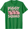 Piggy Squad - Matching Outfit Pig Lover Design T-Shirt - Kelly Green