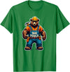 Jay Moe Design I Love Muscle Bear Funny Gay Big Tools LGBTQ Pride Vintage T-Shirt - Kelly Green