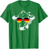 Oktoberfest German Flag Cow Sunglasses Germany Funny Cute T-Shirt - Kelly Green