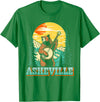 The Thrift Garage Asheville North Carolina Banjo Bear Vintage Nature T-Shirt - Kelly Green