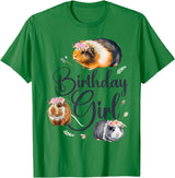 Cute Guinea Pig Lover HD0 Guinea Pig Birthday Girl T-Shirt - Kelly Green
