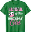 Cow Lover Birthday Men Women Kids Shirts & Gifts Sister of The Birthday Girl Farm Cow Matching Family Shirt T-Shirt - Kelly