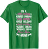 Horse Show Mom On Mother's Day I'm A Horse Show Mom Equestrian Mother Horse Show Mama T-Shirt - Kelly Green