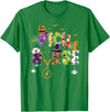 PICU Nurse Halloween Gifts - Inspyrmyn Cute Halloween PICU Nurse Boo Boo Crew Ghost Spooky Team T-Shirt - Kelly Green
