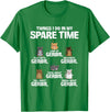 Things I Do In My Spare Time Gerbil T-Shirt - Kelly Green