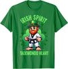 Buffalo Taekwondo Karate and Martial Arts Tees St Patricks Day Martial Arts Irish Spirit Taekwondo Heart T-Shirt - Kelly