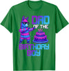 Llama Pinata Birthday Family Bday Party Decoration Daddy of Birthday Boy Llama Pinata Party Family Matching T-Shirt - Kelly Green