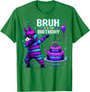 Llama Pinata Birthday Family Decorations Bruh Its My Birthday Llama Pinata Boy Girl Family Party Bday T-Shirt - Kelly Green
