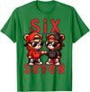 Funny Teddy Bear 67 Matching Teenager Boys Designs 67 Teddy Bear 6 7 Meme for Boys Kids Cute School Six Seven T-Shirt - Kelly Green