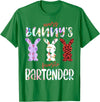 Every Bunny’s Favorite Bartender Easter Rabbit T-Shirt in Kelly Green
