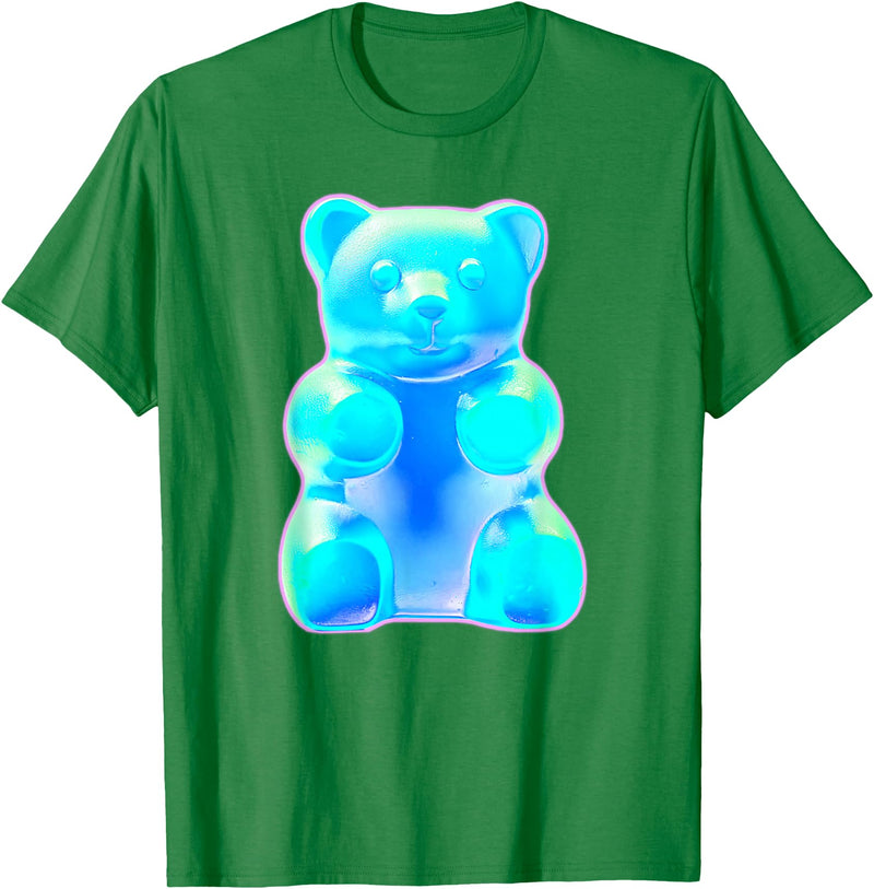 Urban Empyre Blue Gummy Bear T-Shirt - Kelly Green