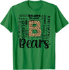 School & Teacher Apparel Teeready - Back To School Bears School Sports Fan Team Spirit Vintage T-Shirt - Kelly Green