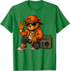 Creative & Funny Teddy Bear Gifts Hip Hop Teddy Bear T-Shirt - Kelly Green