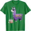 Llama Pinata Birthday Clothing Family Party Bruh Its My Birthday Llama Pinata Boy Girl Family Party Bday T-Shirt - Kelly Green